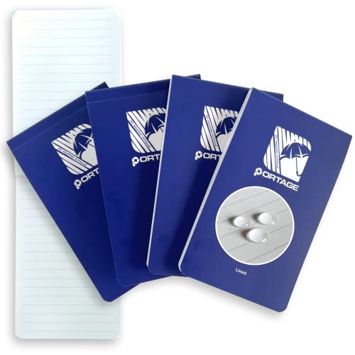 Bloc-notes imperméables pour écrire sous la pluie sans ratures