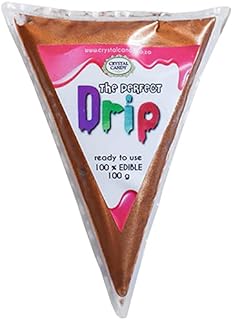 Crystal Candy the Perfect Cake Drip Edible Cake Decoration 100 Grams, Ru...