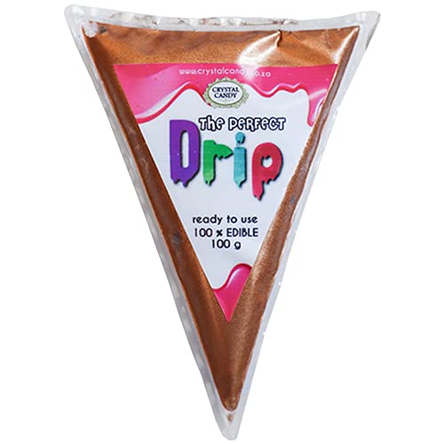 Crystal Candy the Perfect Cake Drip Edible Cake Decoration 100 Grams, Rush (Rose Gold)