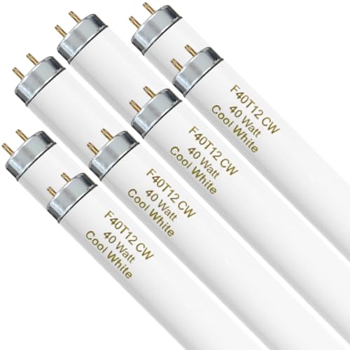 Konideke 8-Pack F40T12/841 Fluorescent Light Bulbs, 40W T12 Cool White 4100K, 48-Inch (4-Foot) Linear Tube, G13 Bipin Base by Konideke - Image 7