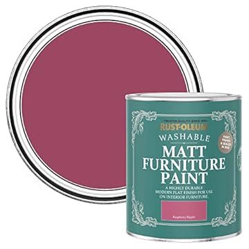 Rust-Oleum Pink Furniture Paint in Matt Finish - Raspberry Ripple 750ml