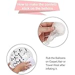 White Silver Confetti Latex Balloons, 50 Pack 12inch Silver Metallic Chrome Party Balloon Set with Silver Ribbon for Wedding Birthday Baby Shower Decorations - Image 3