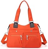 Groß Frauen Umhängetasche Damen Handtasche Crossbody Bag Mit Multi Taschen Retro Schultertasche Henkeltasche Multifunktionale Tote Für Einkaufen Reisen Arbeit Lässig 5