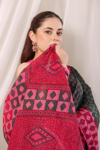 Image of TAMAIRA FASHION Mulmul Pure Cotton Saree For Woman |Office Wear Daily Wear Sarees For Women Without Blouse Piece(Available in 15 Colours)