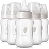 Biberón Evenflo Feeding Premium Proflo Venting Balance Plus Wide Neck para bebés, recién nacidos e infantes - Ayuda a reducir los cólicos - 9 onzas (paquete de 6) 3