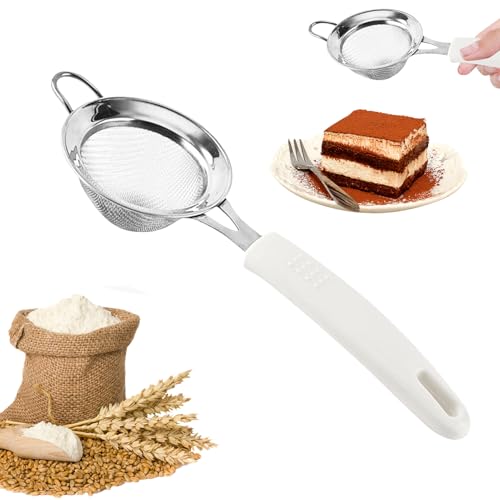 Setaccio per la cottura, in acciaio inox a doppio strato 30 rete, utensili da cucina gadget per alimenti setacci succhi filtraggio drenante risciacquo lavaggio