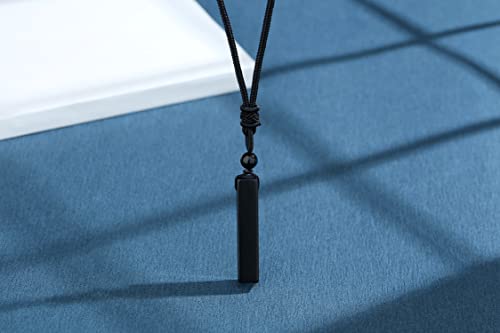 MAIBAOTA Crystal Necklace for Men Women Healing Crystal Stone Bar Pendant Necklace Adjustable Rope Necklace Natural Gemstone Necklace Jewelry2