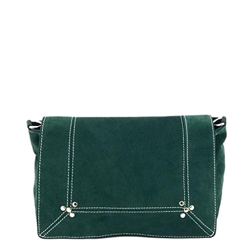 Sac crossbody léger en cuir vert pour vos sorties quotidiennes et le travail