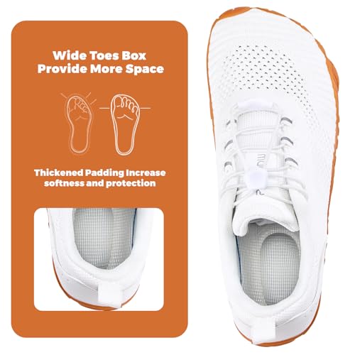 Image of WateLves Barefoot Water Shoes Men Women Wide Toe Box Minimalist Gym Sneakers Zero Drop Walking Shoes for Training Yoga Beach Hiking