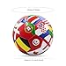 Xweptuy Size 5 Soccer Ball, 8.5 Inch National Flag Soccer Ball, Waterproof PVC Youth Adult for League Game Trainning Practice or Gift ~