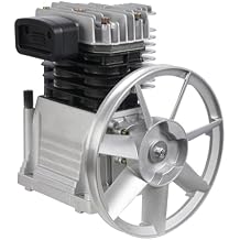 3HP 2.2KW Air Compressor Pump Head,1.0Mpa 250L/min Single Stage Twin Cylinder Motor with Silencer and Screw,2065 Air Compressor Head Replacement