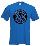 wigan warriors fixtures 2018  Wigan Mantener el Faith Casino Marianas del Norte Soul T-de Manga Corta de Mujer (se Puede Elegir Entre Color)