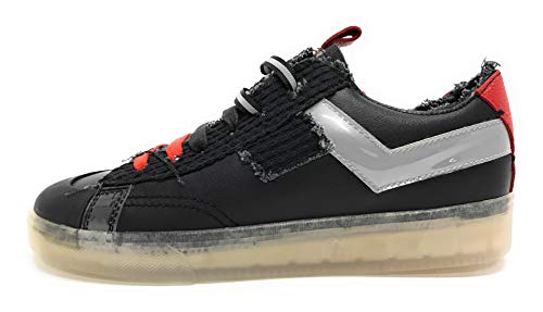 PONY 634J-F5|sneakers donna|pelle bianco|fucsia|Shop online|Shoe Center