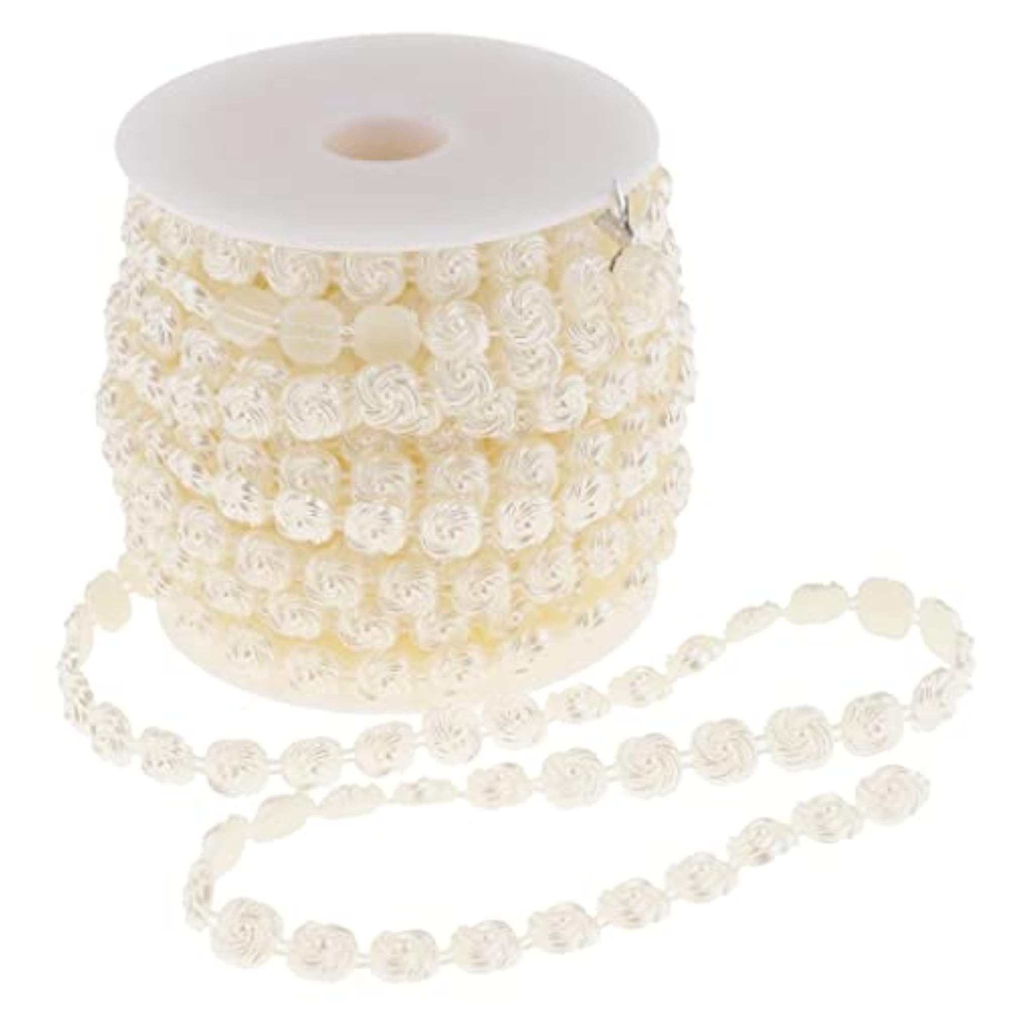 Flower Shaped Beads Chain Garland Strands Wedding Party DIY Decor
