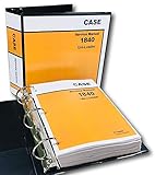 Case 1840 Uni-Loader Skid Steer Service Repair Manual Technical Shop Book Binder