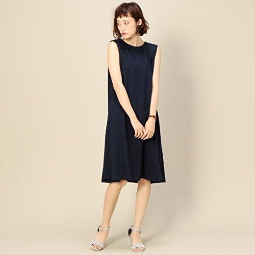 Amazon Co Jp ビューティ ユース ユナイテッドアローズ レディス Beauty Youth By フラワージャカードフレアノースリーブ ワンピース Navy Free 服 ファッション小物