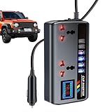 Améliorez votre entraînement: déverrouillez l'énergie de votre voiture avec une conversion d'énergie efficace qui fournit de manière transparente une vitesse équivalente à la maison et une charge mobile rapide à une large gamme d'appareils. Profitez d'un support de protocole multiple et de prises de vente haute tension 220 V pour plus de commodité