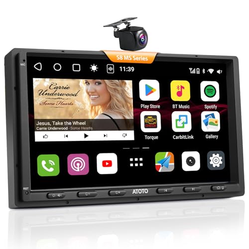 ATOTO S8 Gen3 7-Inch Android Double DIN Car Stereo With 4G LTE and 1080P DVR Backup Camera