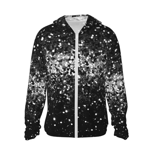 Rashguard manches longues UPF 50+ veste à capuche séchage rapide noir