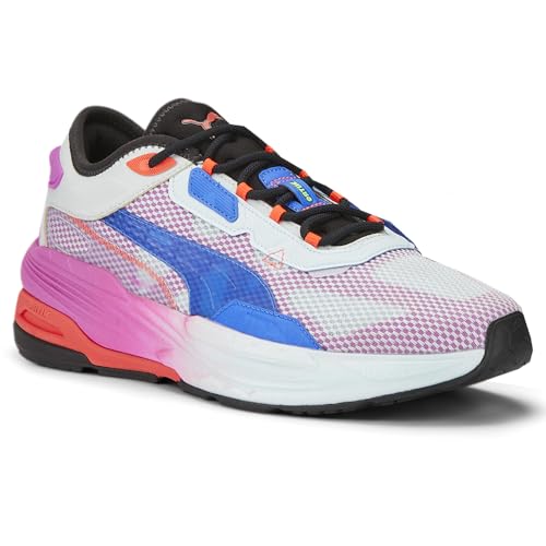 PUMA Mens Extent Nitro Ultraviolet Lace Up Sneakers Shoes Casual - Pink, White - Size 10.5 M2