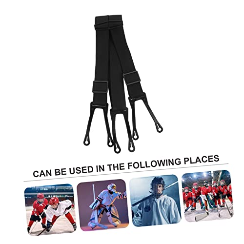 GAROZATION Hockey Duty Belt Suspenders for Enhanced Stability Skid Elastic Suspenders for Men Women Sports Accessory for Ice Hockey Winter Sports Training