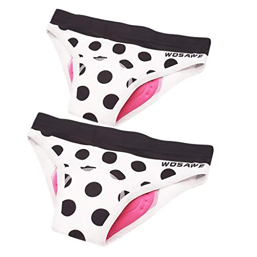 YIJU Calça Triangle com 2 Peças Femininas de Gel 3D para Ciclismo E Secagem Rápida