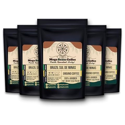 100% Arabica Brazil Sul de Minas Ground Coffee (Medium Roast) Cover