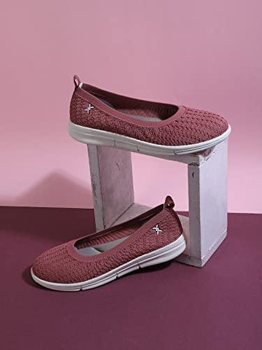 Image of Carlton London Women's Fly Knit Comfort Slip-On Ballet Flats