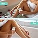 Zesuti Epilators Hair Removal for Women-2 in 1 Eletctric Razors for Women,Dual Head Bikini Trimmer for Pubic Hair/Lady Facial Razor,Cordless Epilator Body Shaver for Smooth Wet/Dry Shaving,Led Light