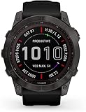 Garmin Fenix® 7X Solar Titan 010-02541-11 Smartwatch Bluetooth, GPS, Heart Rate Monitor
