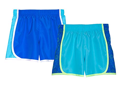 Cheetah Girls 2 Pack Active Running Athletic Gym Shorts Set Workout Activewear Lightweight for Teen Girls Kids Sports