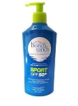 Bondi Sands Sport SPF 50+ Sunscreen, 400ml, 4hr Water & Sweat Resistant, Broad Spectrum Protection