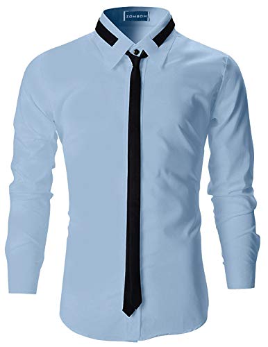 Image of Zombom Men's Regular Fit Casual Shirts