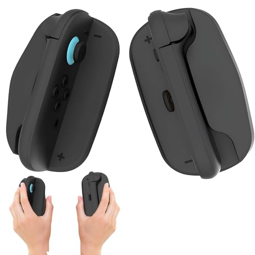 Support de souris Nintendo Switch 2 ergonomique et compact pour manette Joy-Con noir