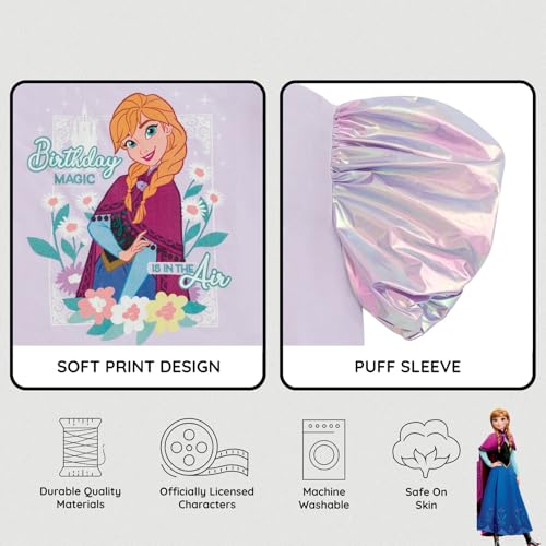Image of Disney Girls Birthday T-Shirt Infant to Big Kid Sizes (18 Months - 14-16)