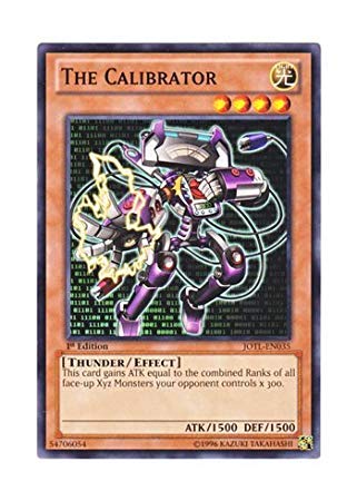 The Calibrator Yu-Gi-Oh JOTL-EN035 1st Edition carte commune en anglais
