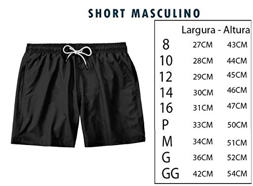 Bermuda Shorts Free Fire Infantil Angelical Mestre Game 67 Tamanho: P