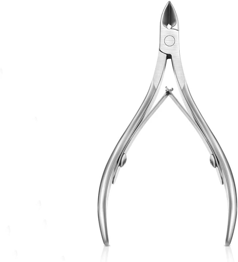 Professional Cuticle Cutter Nail Nippers Scissors Manicure Pusher Pedicure Tong Remover Nail Cuticle Regrowth Tool,D34 2PCS