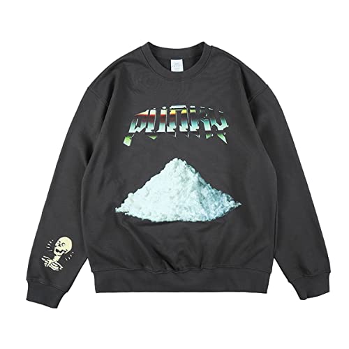 cpfm.xyz Homme Sweatshirt Punky Skelett Rapper Hiphop Coton Col Ras du Cou Sweat sans Capuche GR L Cover