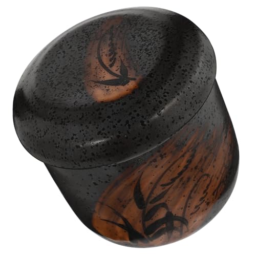 CHICAMPERA Olla de Cerámica para Estofado Fondo Estable y Diseño Antiquemaduras, Adecuado para Cocina, Color Marrón y Forma de Cuenco