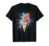 Ice Cream Cone Watercolor T-Shirt