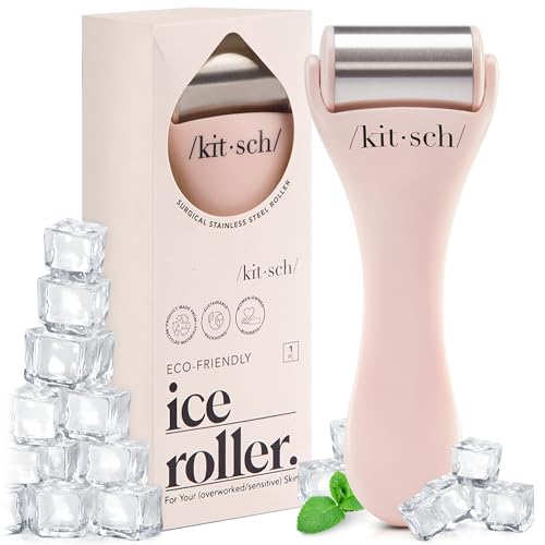 Kitsch Ice Roller for Face – Stainless Steel Ice Face...
