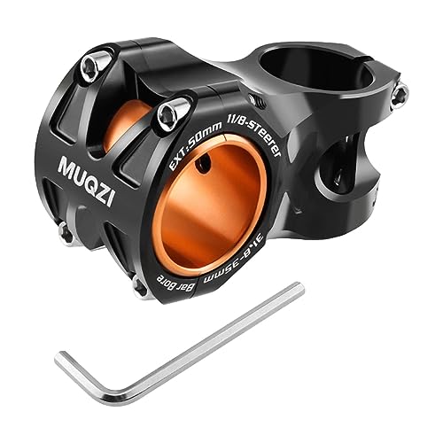 kowaku Bike Stem 31.8mm/35mm Lightweight Bicycle Riser Stem Short Handlebar Stem for BMX Mountain Bike Cycling Accessories