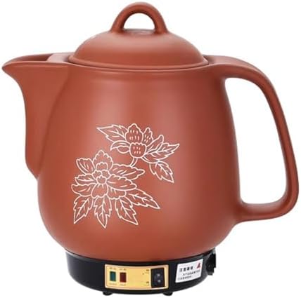 Automatic Electric Chinese Medicine Pot - 4 QT Intelligent Purple Clay Casserole with Heat Preservation, Medicine Tea Cooker & Stock Pot, 5L Audible Reminder Cookware