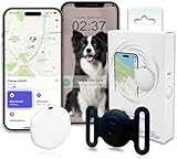 Bingolar GPS Tracker for Dogs, Mini GPS Cat Tracker, IPX8 Waterproof GPS Tracker for Cats with Holder, No Monthly Fee, Work with Apple Find My(iOS Only), Smart Tracker for Dogs Finder Tracker Pets