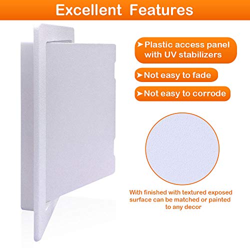 image for Suteck Plastic Access Panel for Drywall Ceiling 4 x 6 Inch Reinforced 