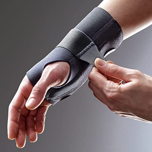 Futuro Energizing Wrist Support, Helps Relieve Symptoms of Carpal Tunnel Syndrome, Right Hand, Small/Medium, Black, Moderate Stabilizing Support - Image 9