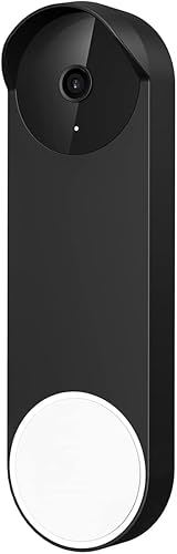 Funda de silicona compatible con Google Nest Doorbell (batería), impermeable, protector de cámara, accesorios para timbre de puerta Google Nest,