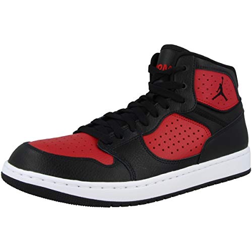 Nike Air Jordan Access Mens Basketball Trainers AR3762 Sneakers Shoes (UK 11 US 12 EU 46, Black Gym red 006)