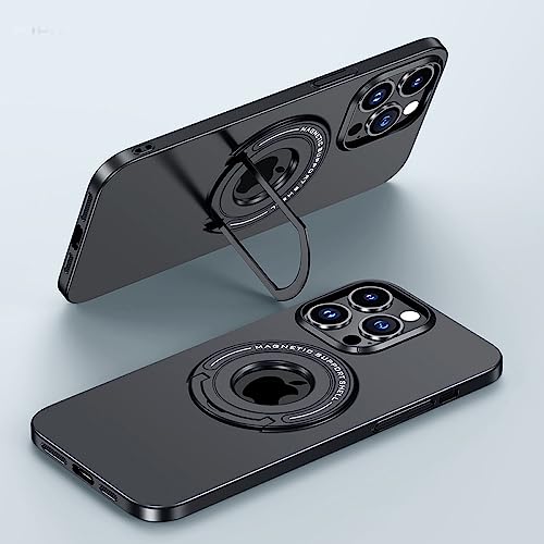 Protection iPhone 14 Pro magnétique noir mat pour chargeur induction LVTFCO